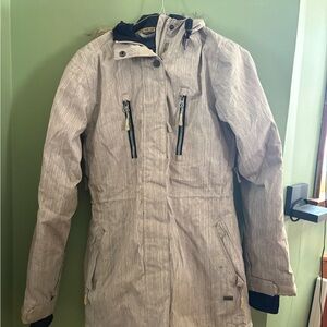 Women's Light Tan Snowboarding Jacket